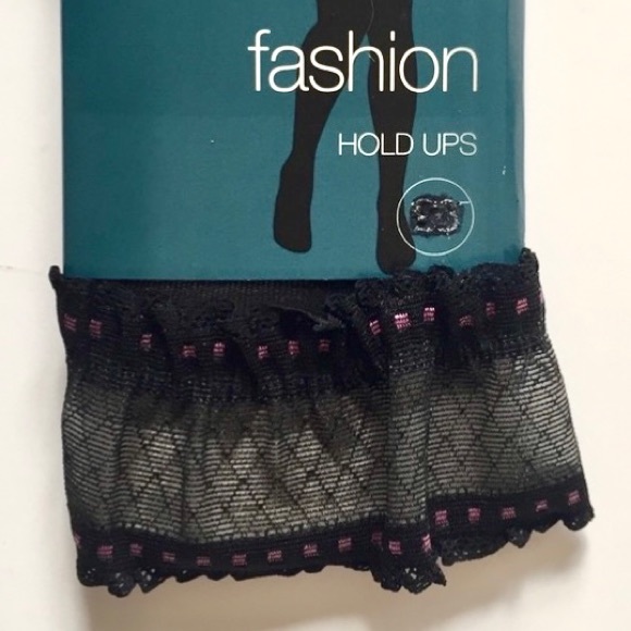 Marks & Spencer’s thigh-high stockings long mesh fishnet Hold Ups socks - Picture 2 of 8